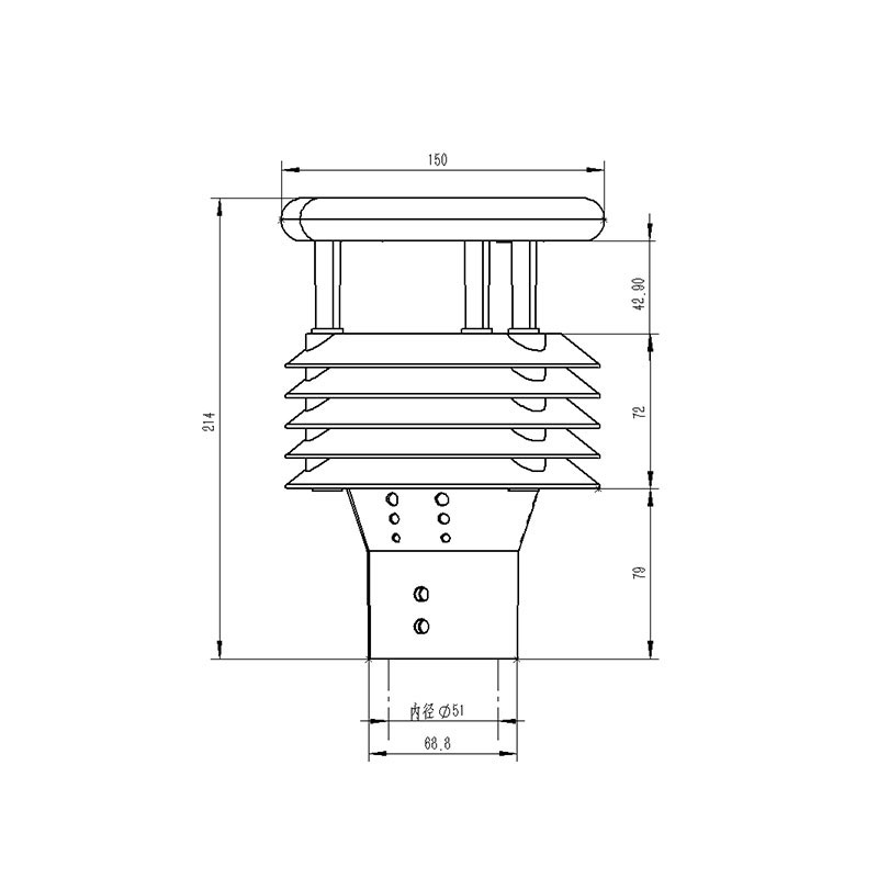 風力發(fā)電傳感器產品尺寸圖